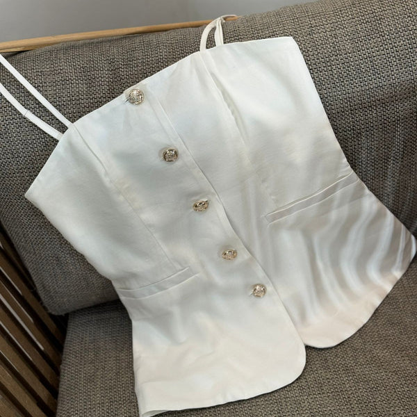 BLUSA ALFAIATARIA BOTOES