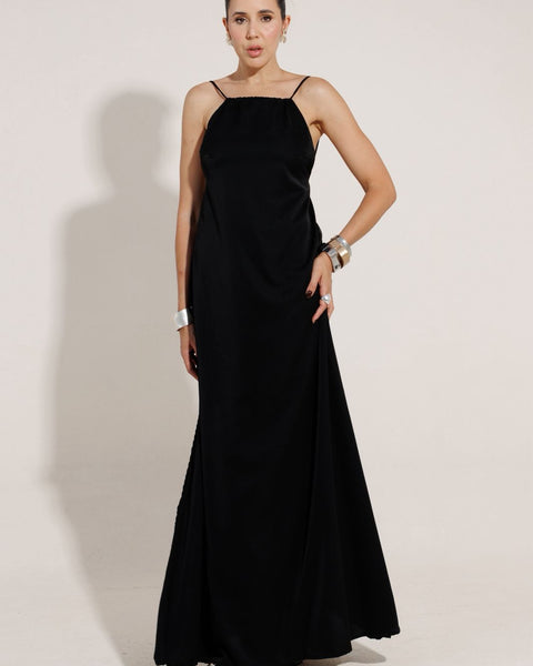 VESTIDO LONGO COSTAS NUA FENDA MAYA