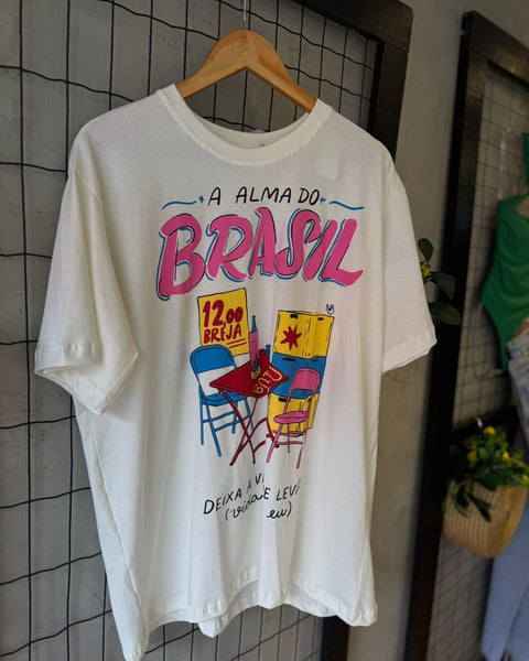 TSHIRT OVERSIZE ALGODÃO ALMA DO BRASIL