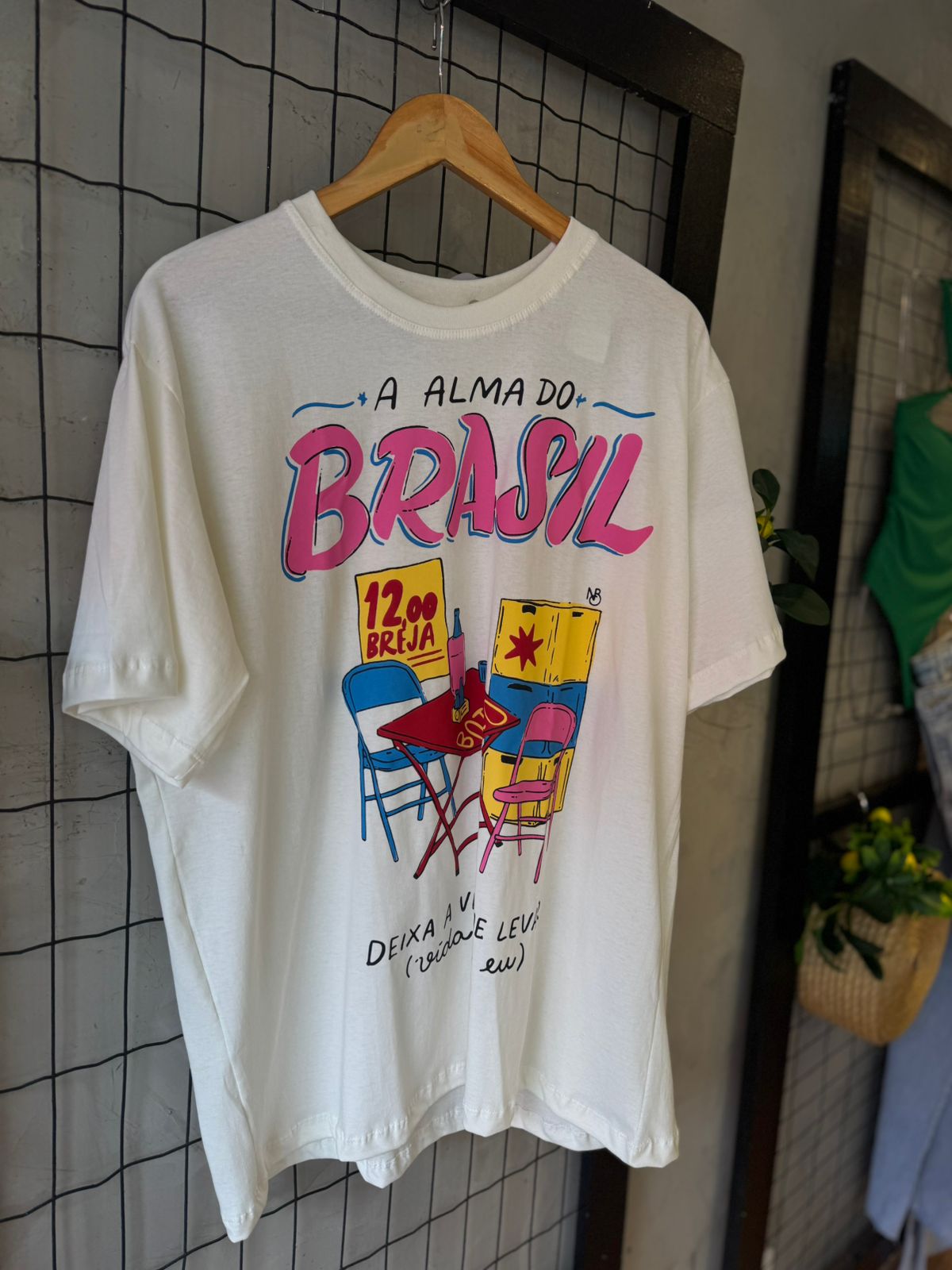 TSHIRT OVERSIZE ALGODÃO ALMA DO BRASIL