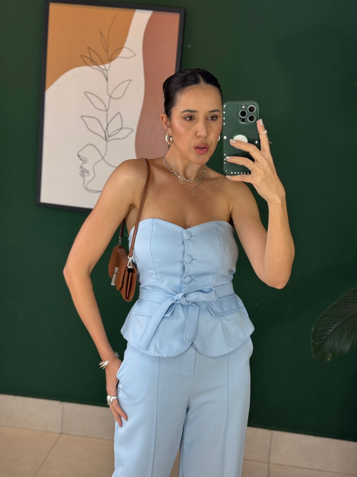 CONJUNTO ALFAIATARIA TOMARA QUE CAIA GABI