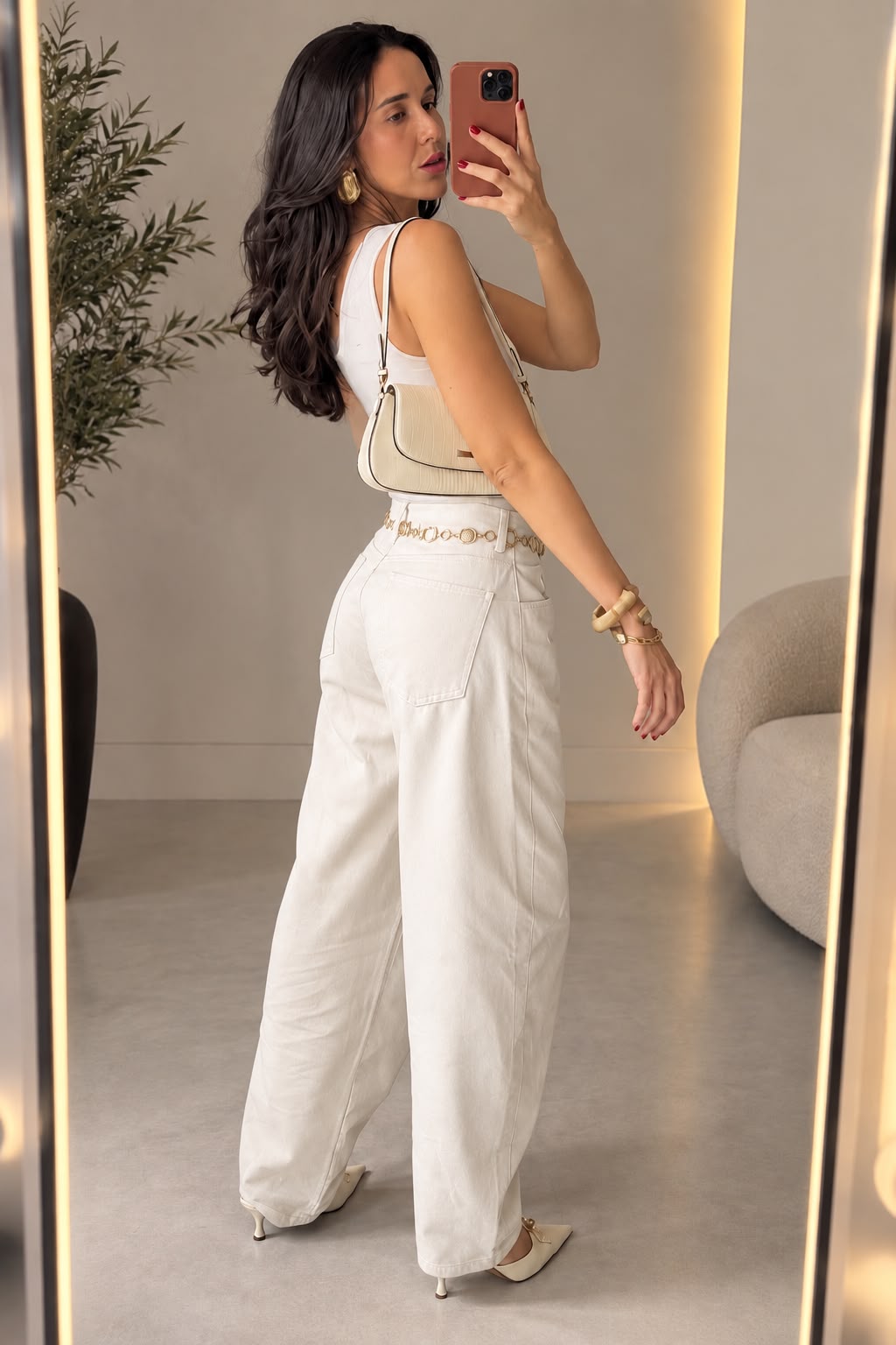 CALÇA JEANS  BARREL ROGERIA