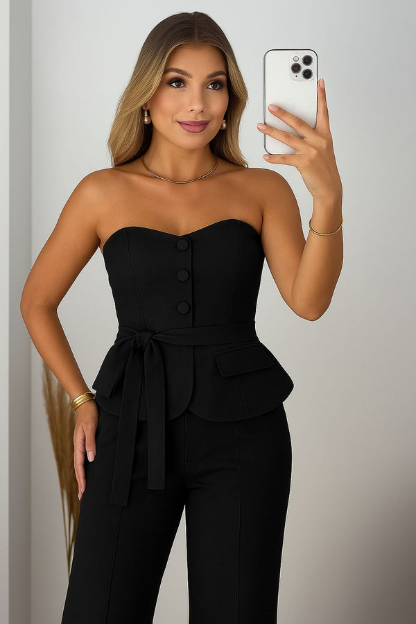 CONJUNTO ALFAIATARIA TOMARA QUE CAIA GABI