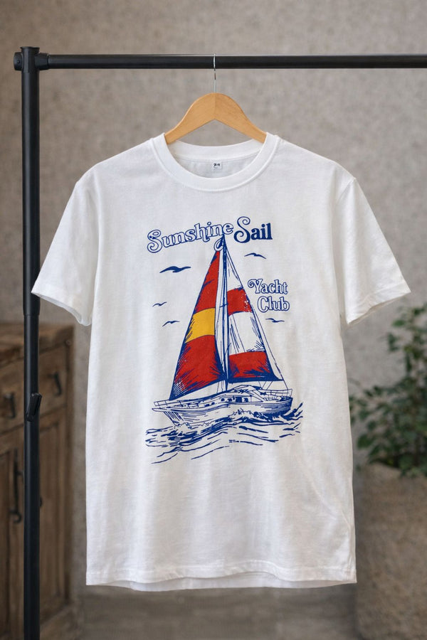 TSHIRT ALGODÃO ESTAMPADA SUNSHINE