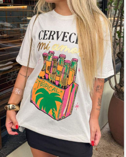 TSHIRT OVERSIZE ALGODÃO CERVECITA