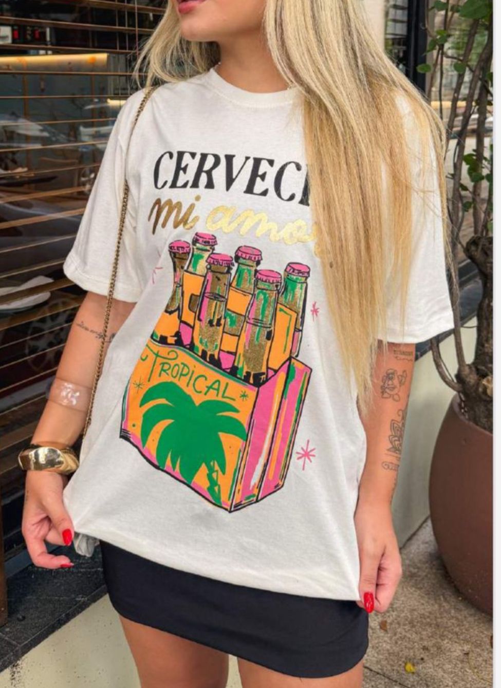 TSHIRT OVERSIZE ALGODÃO CERVECITA