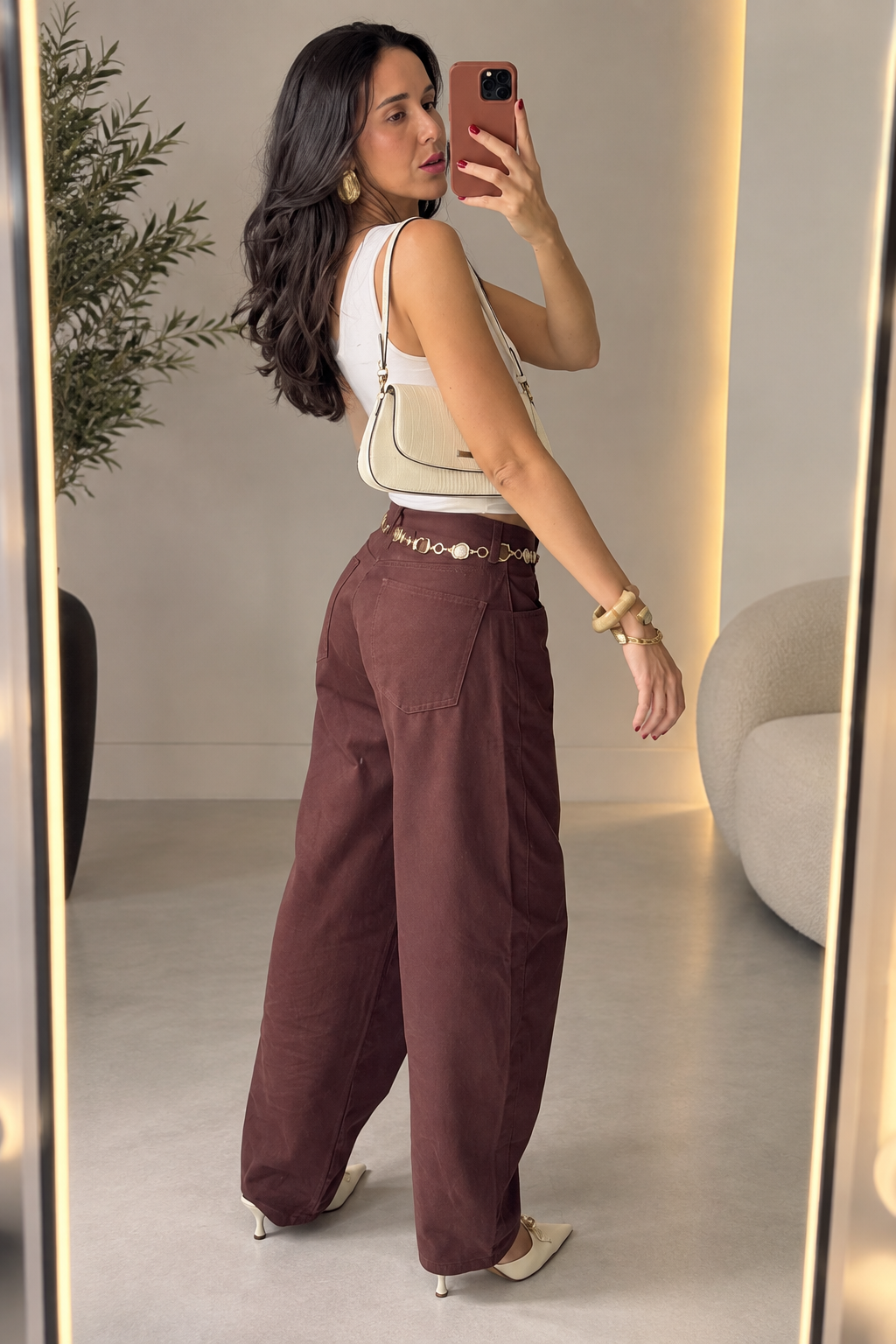 CALÇA JEANS  BARREL CAMILA