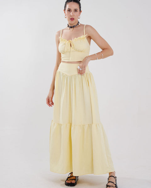 CONJUNTO CROPPED E SAIA MANUELA