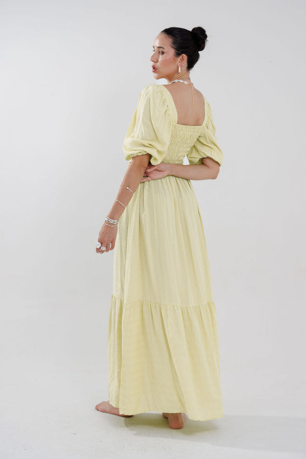 VESTIDO MIDI MANGAS DIANA