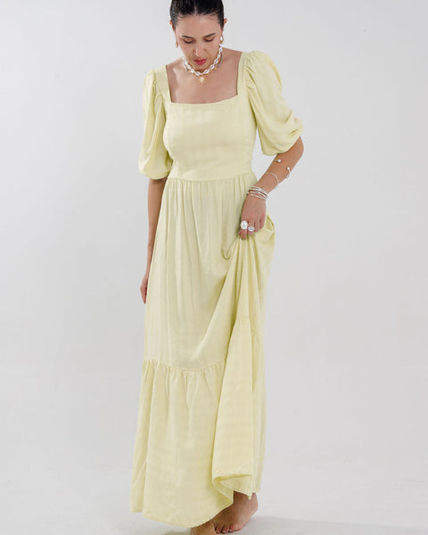 VESTIDO MIDI MANGAS DIANA