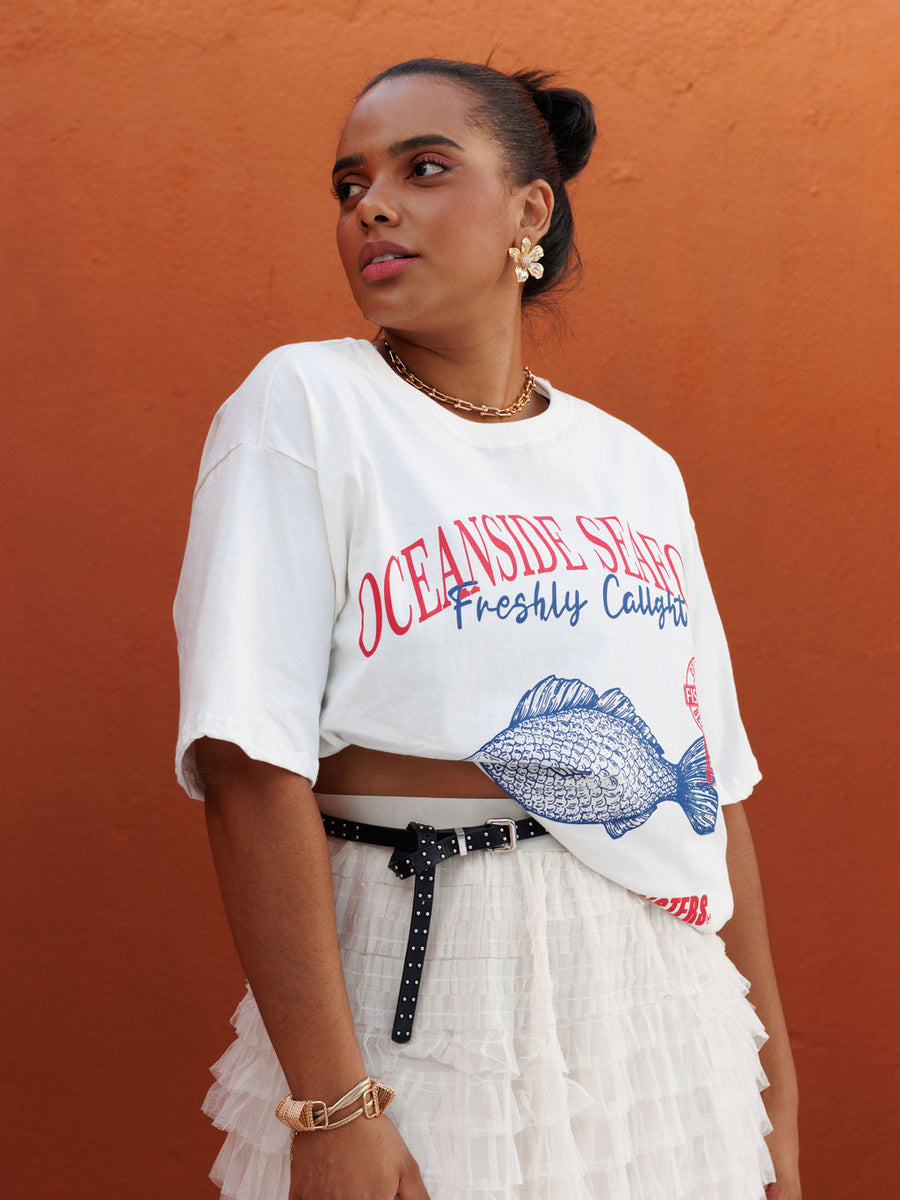 TSHIRT OVERSIZE ALGODÃO HADDOCK