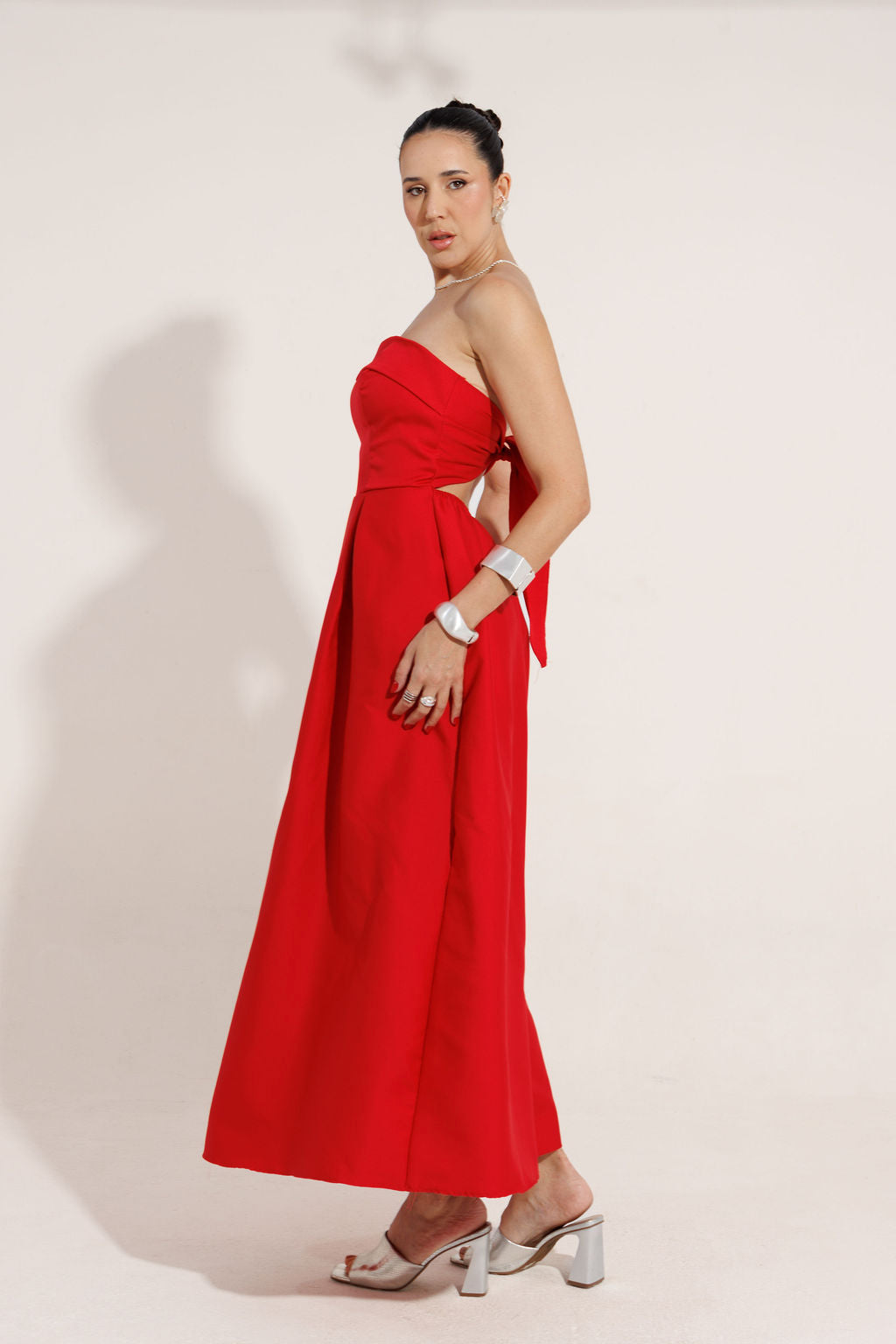 VESTIDO MIDI TOMARA QUE CAIA ISABELA