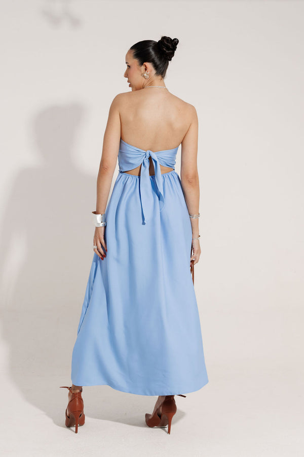 VESTIDO MIDI TOMARA QUE CAIA ISABELA