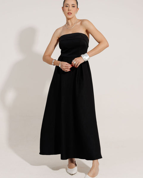 VESTIDO MIDI TOMARA QUE CAIA ISABELA