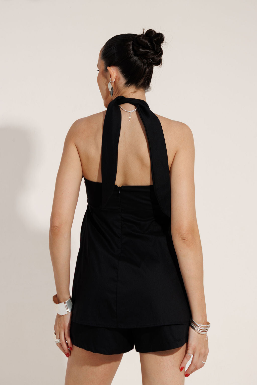 CONJUNTO BATA E SHORTS TRICOLINE MAITÊ