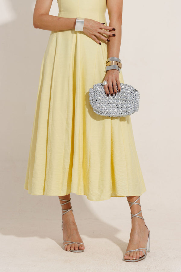 VESTIDO MIDI EVASE LAYSLA