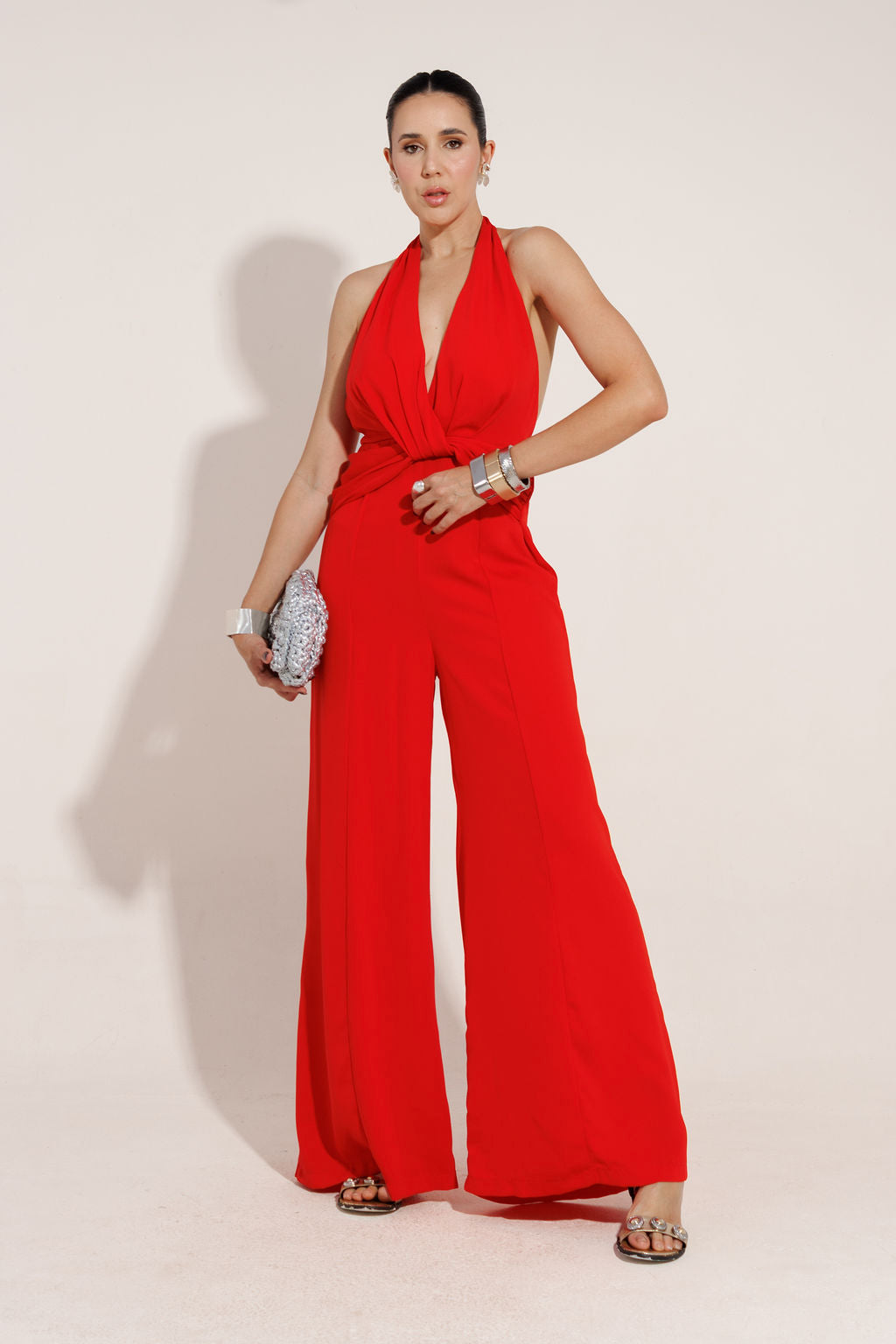 MACACÃO PANTALONA FRENTE UNICA SARAH