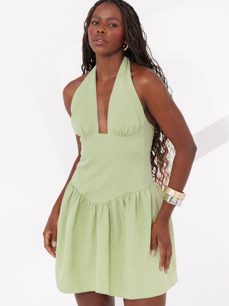 VESTIDO CURTO DECOTE V SOPHIA