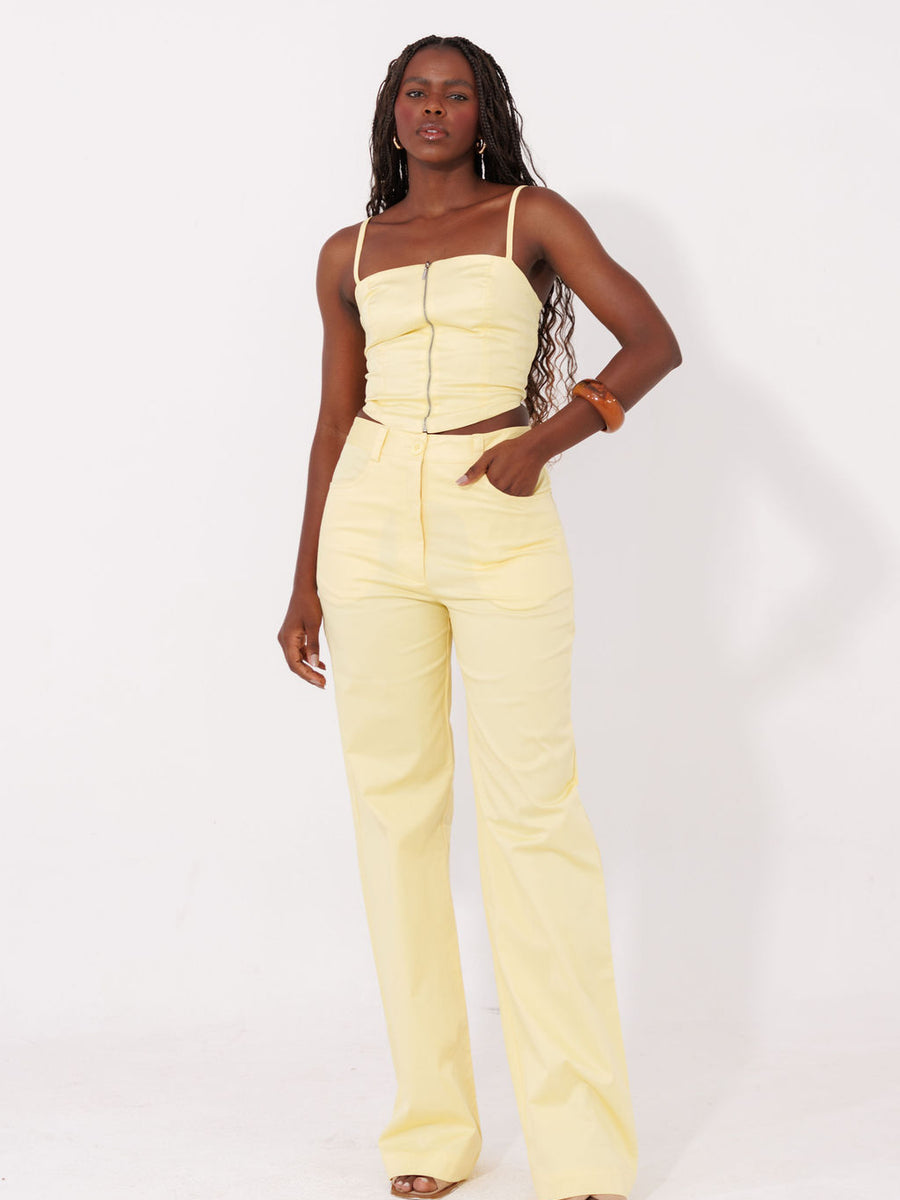 CONJUNTO CALÇA E CROPPED ELOISA