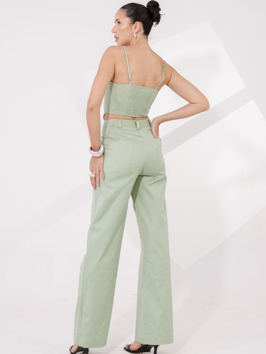 CONJUNTO CALÇA E CROPPED ELOISA