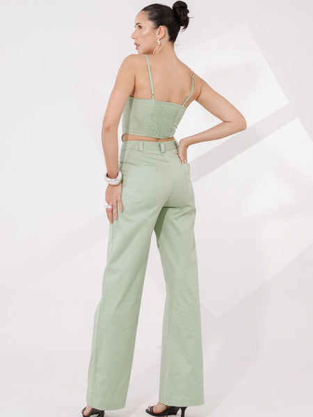 CONJUNTO CALÇA E CROPPED ELOISA
