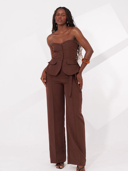 CONJUNTO ALFAIATARIA TOMARA QUE CAIA GABI