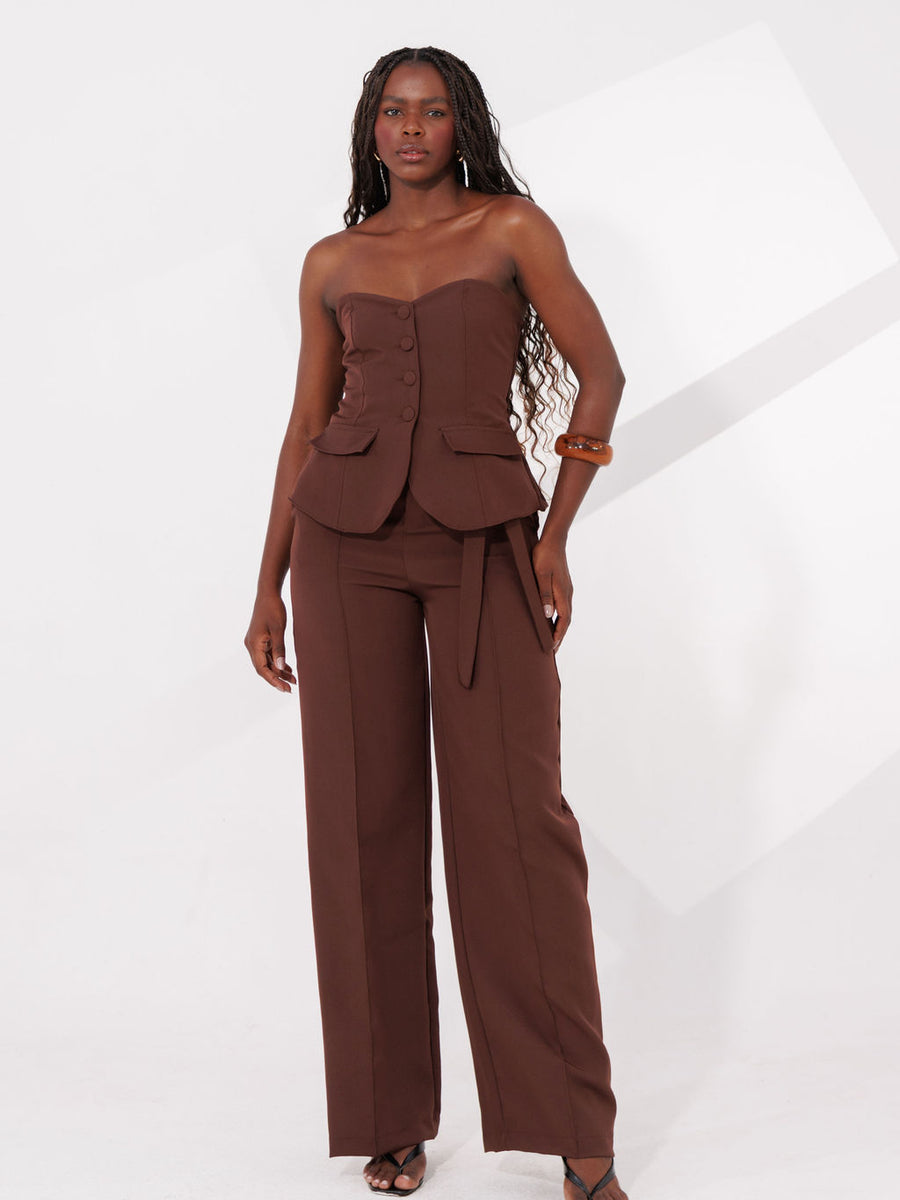 CONJUNTO ALFAIATARIA TOMARA QUE CAIA GABI