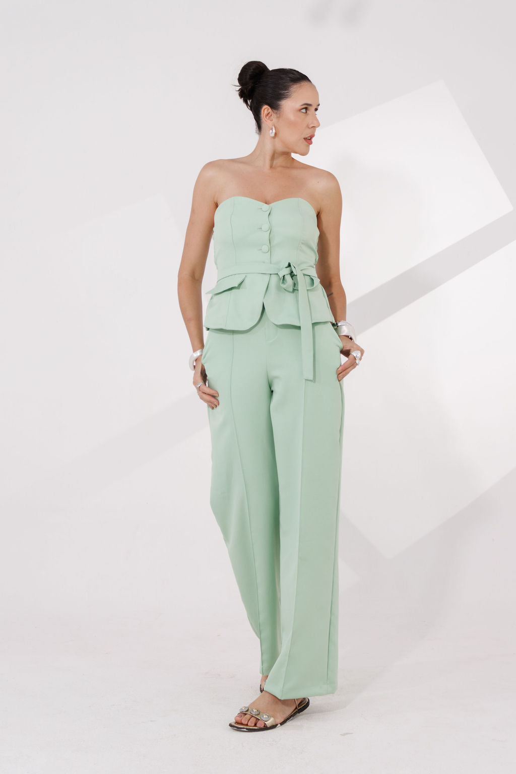 CONJUNTO ALFAIATARIA TOMARA QUE CAIA GABI