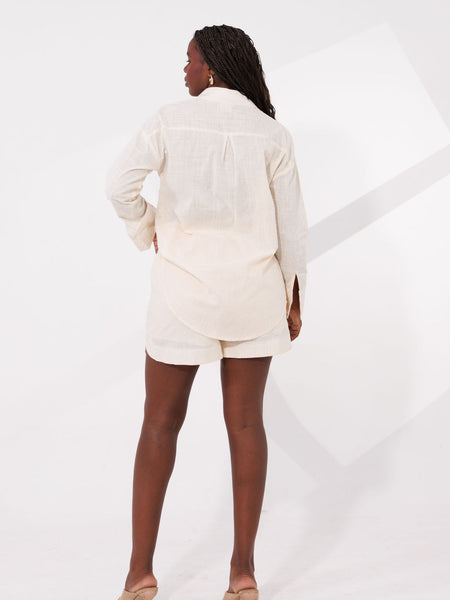CONJUNTO CAMISA E SHORT ELOA 100% algodao