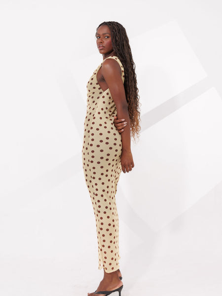 VESTIDO MIDI TULE CAVADO POÁ