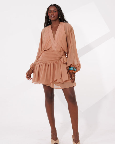 VESTIDO CURTO MANGA COMPRIDA SERENA