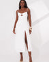 VESTIDO MIDI COM FENDA LOLA