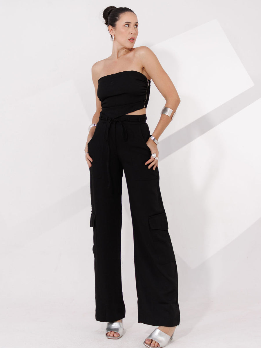 CONJUNTO CROPPED E CALÇA URBANO