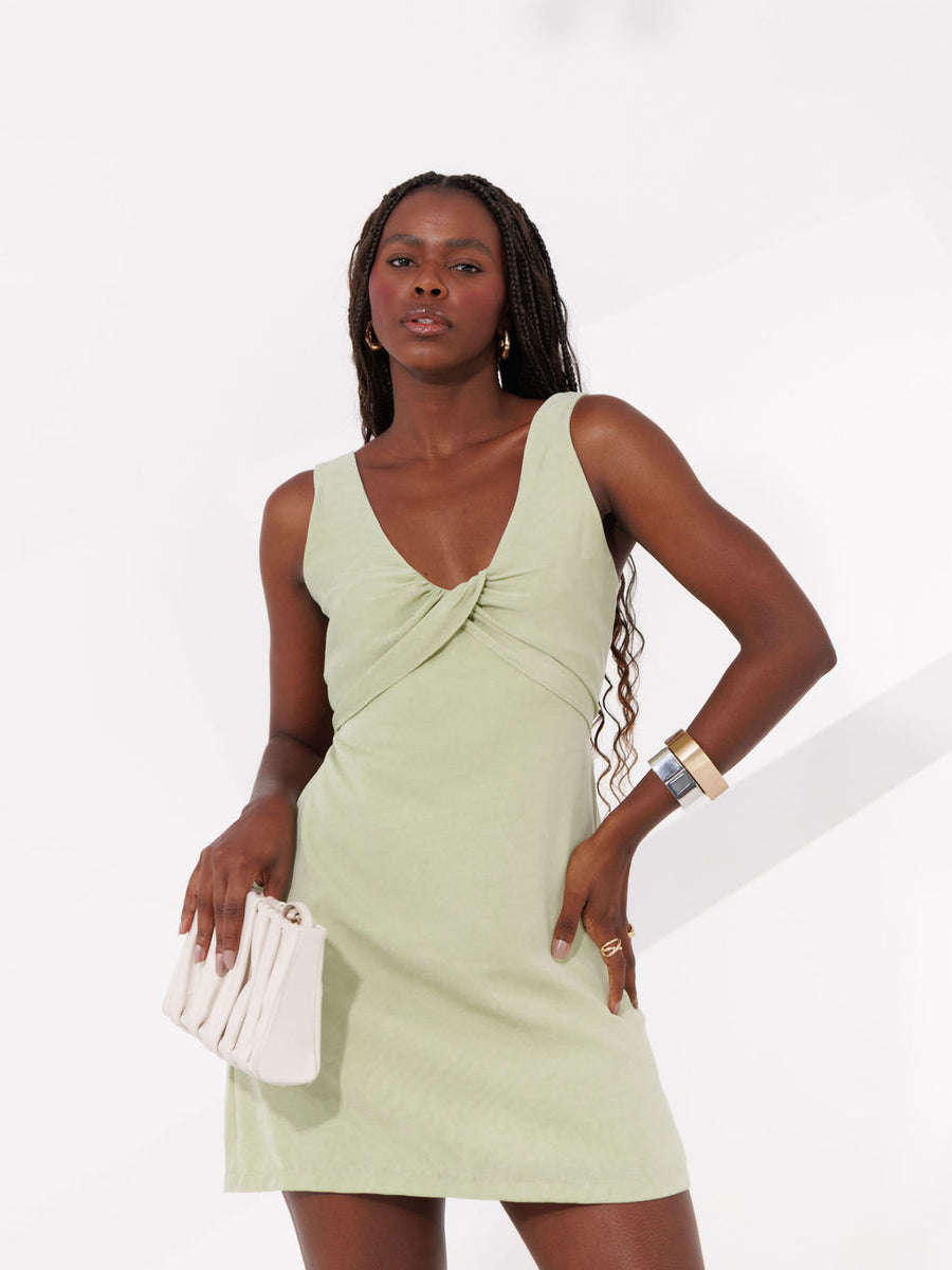 VESTIDO CURTO DECOTE U ARENDEL