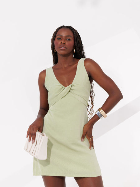 VESTIDO CURTO DECOTE U ARENDEL