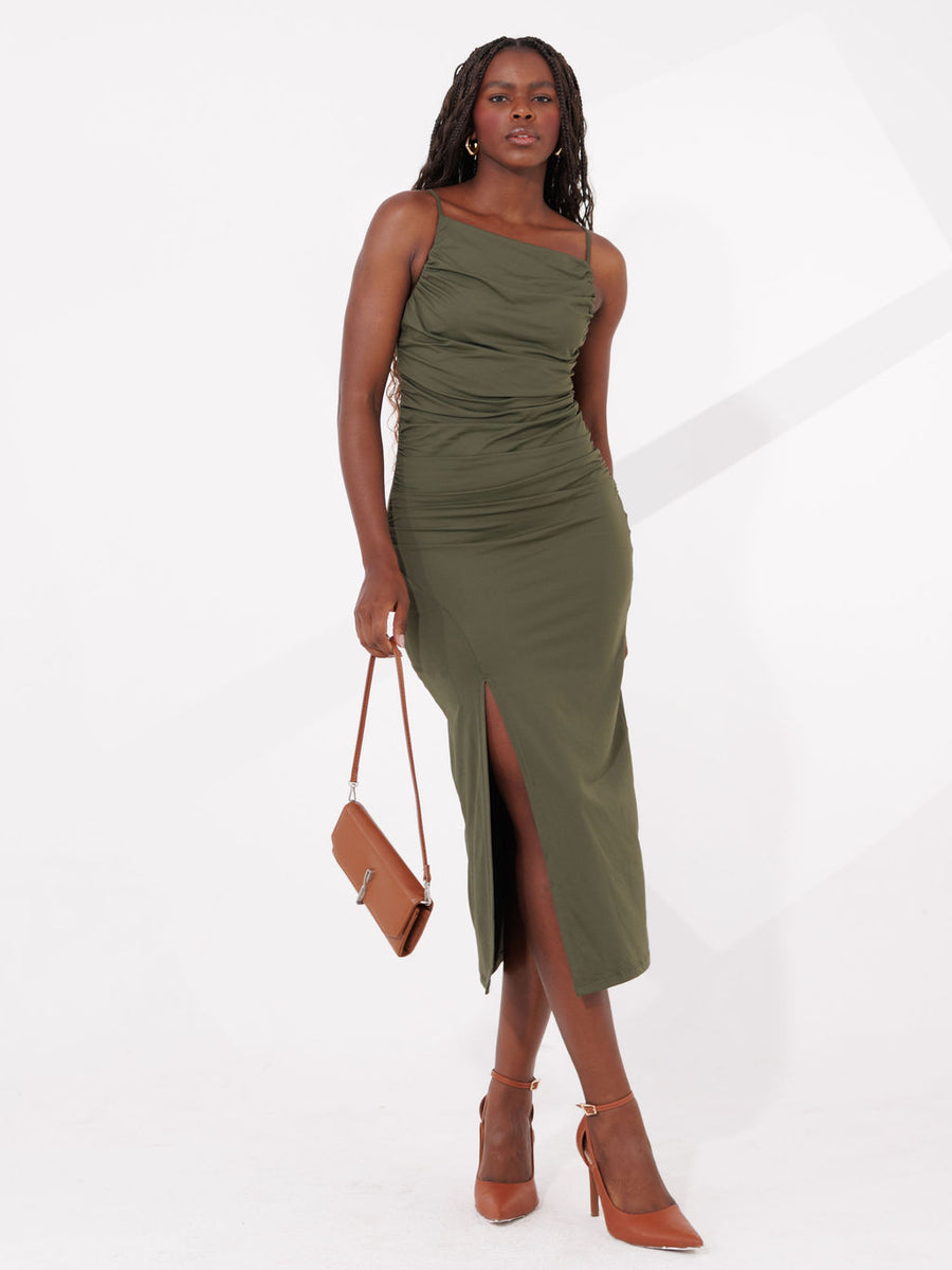 VESTIDO MIDI POLIAMIDA
