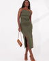 VESTIDO MIDI POLIAMIDA