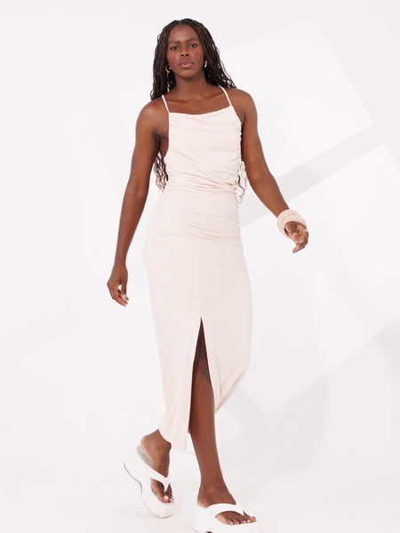 VESTIDO MIDI POLIAMIDA