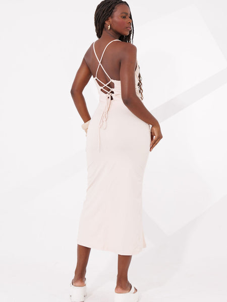 VESTIDO MIDI POLIAMIDA