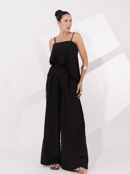 CONJUNTO CALÇA E BLUSA ASSIMETRICA MARCELA