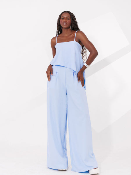 CONJUNTO CALÇA E BLUSA ASSIMETRICA MARCELA