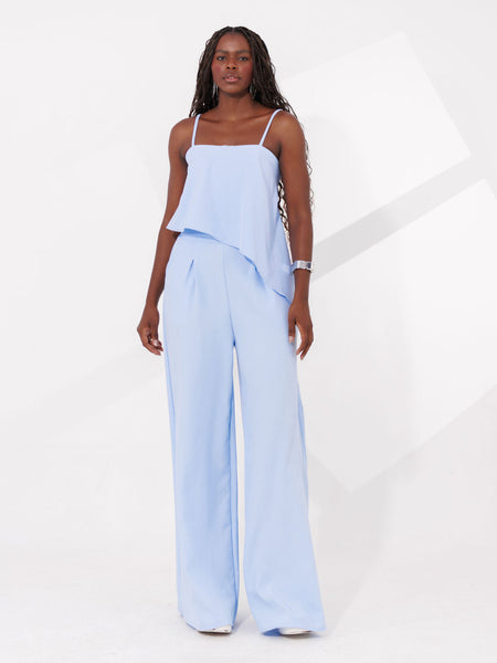 CONJUNTO CALÇA E BLUSA ASSIMETRICA MARCELA