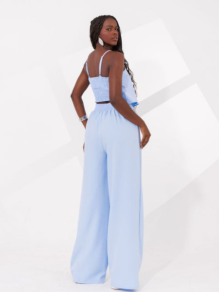 CONJUNTO CALÇA E BLUSA ASSIMETRICA MARCELA
