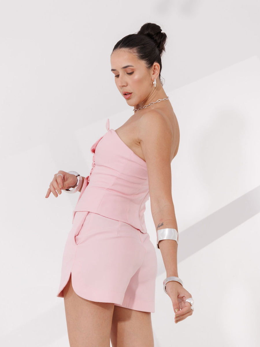 CONJUNTO SHORT E BLUSA CAMILA