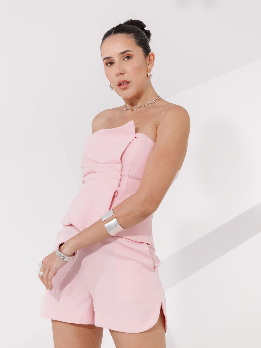 CONJUNTO SHORT E BLUSA CAMILA