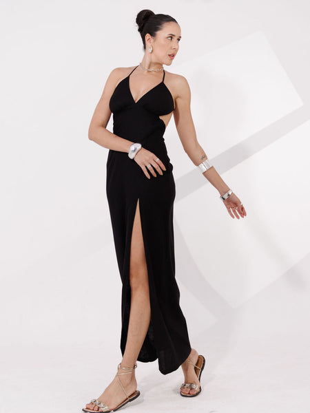 VESTIDO LONGO DECOTE COSTAS VALENTINA