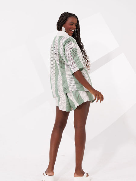 CONJUNTO  TRICOT COM SHORT BÚZIOS