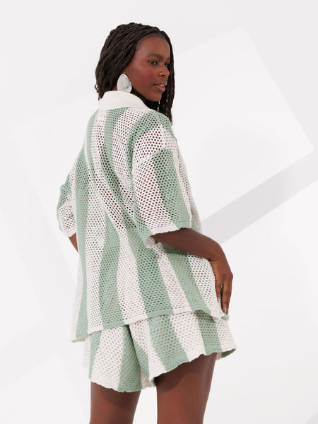 CONJUNTO  TRICOT COM SHORT BÚZIOS