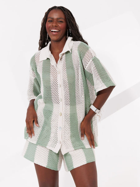 CONJUNTO  TRICOT COM SHORT BÚZIOS