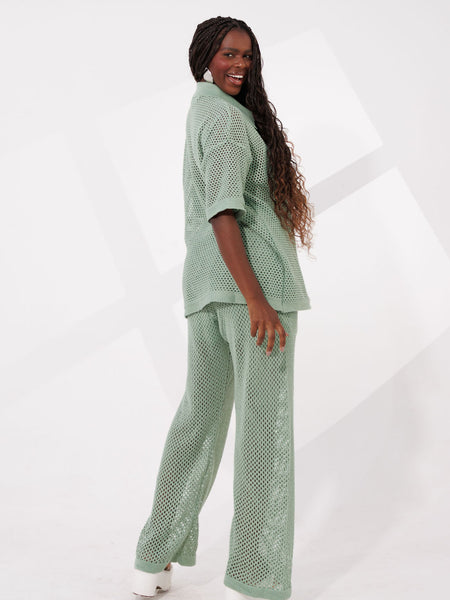 CONJUNTO  TRICOT COM CALÇA ANGRA